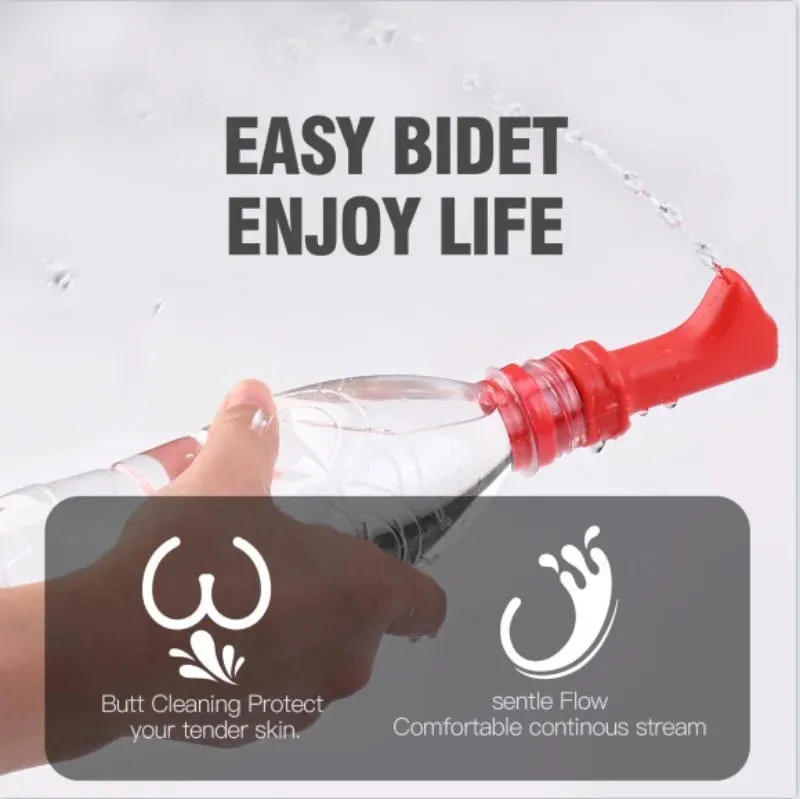 🚿 Portable Travel Bidet – Manual Press Hygiene Washer for Personal & Baby Care Cleaning! ✨💦