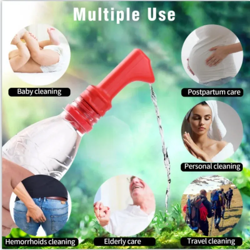 🚿 Portable Travel Bidet – Manual Press Hygiene Washer for Personal & Baby Care Cleaning! ✨💦