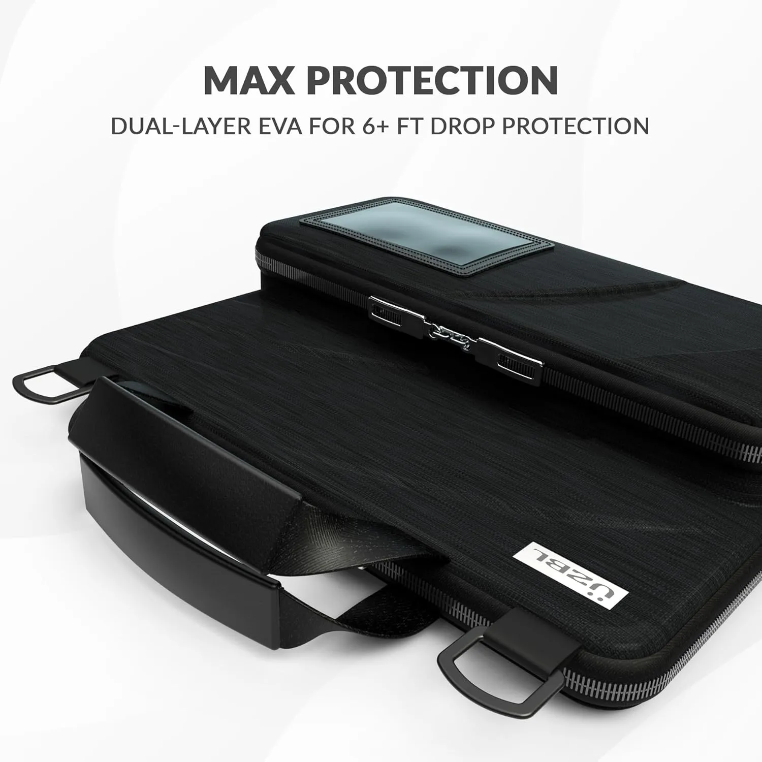 11-11.6 Inch Always-On Chromebook Case with Pouch and Shoulder Strap, Work-In Hard Protective Laptop Case, 20 Pack