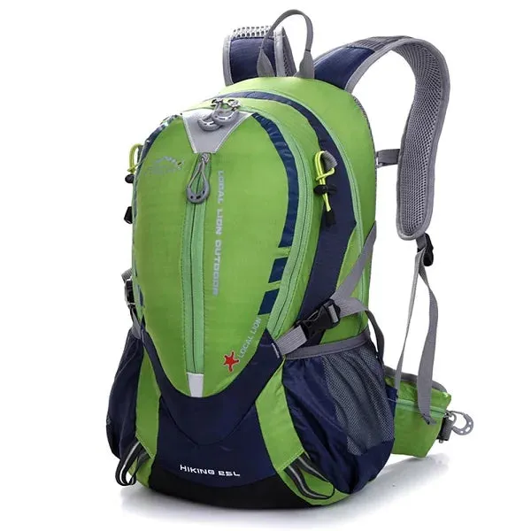 25L Waterproof Nylon Mountaineering  Backpack Outdoor Bicycle Backpack Camping Backpacks Sports Rucksacks Packsack 441