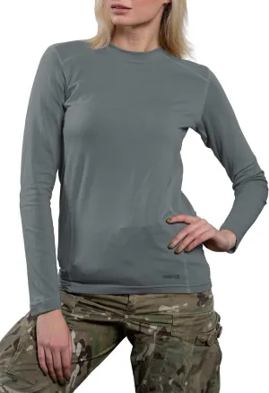 281Z Womens Military Stretch Cotton Underwear Shirt - Tactical Hiking Outdoor - Punisher Combat Line