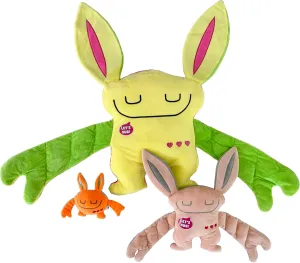 3 Pack Includes: Weighted Stuffed Pillow Animal with Surprise Bumpaloo & Thumper - Soft & Cuddly Plush for Comfort & Sensory Support