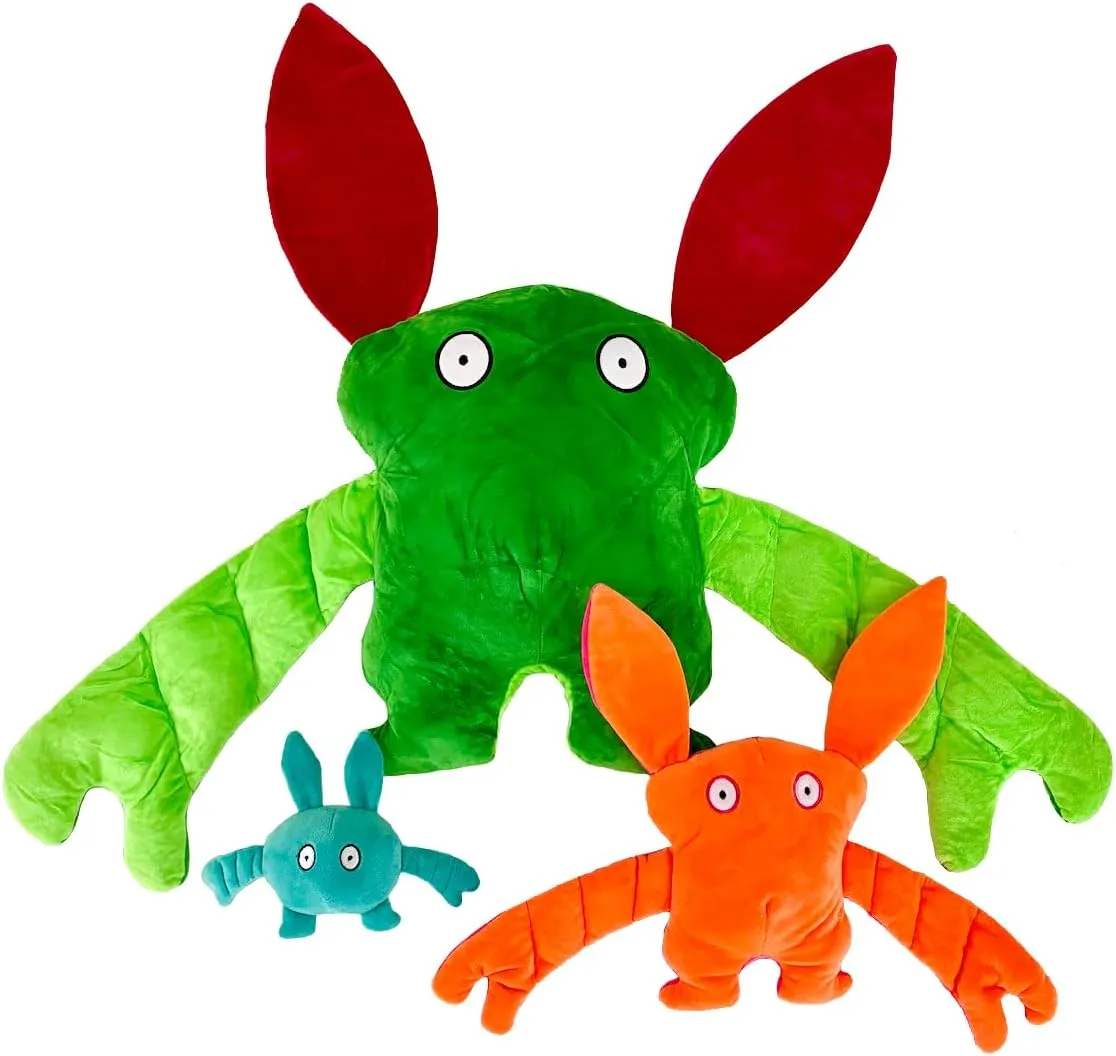 3 Pack Includes: Weighted Stuffed Pillow Animal with Surprise Bumpaloo & Thumper - Soft & Cuddly Plush for Comfort & Sensory Support