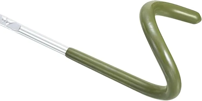 4 Pack Camping Lantern Hook Hanger - S-shaped Hook Stainless Steel Non-Slip Lamp Hanger, Apply to Outdoor/Camping/Hiking (Olive Green)