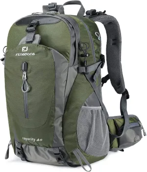 40L Waterproof Lightweight Hiking,Camping,Travel Backpack for Men Women