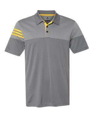 Adidas Men's Heathered Sunblock Polo Shirt - A213