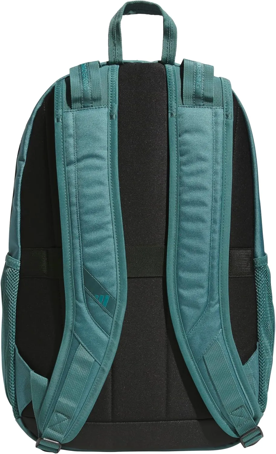 adidas Prime Backpack for Work, Travel Bag for Women and Men with Padded Compartment for Laptop, Preloved Teal Green/Black, One Size