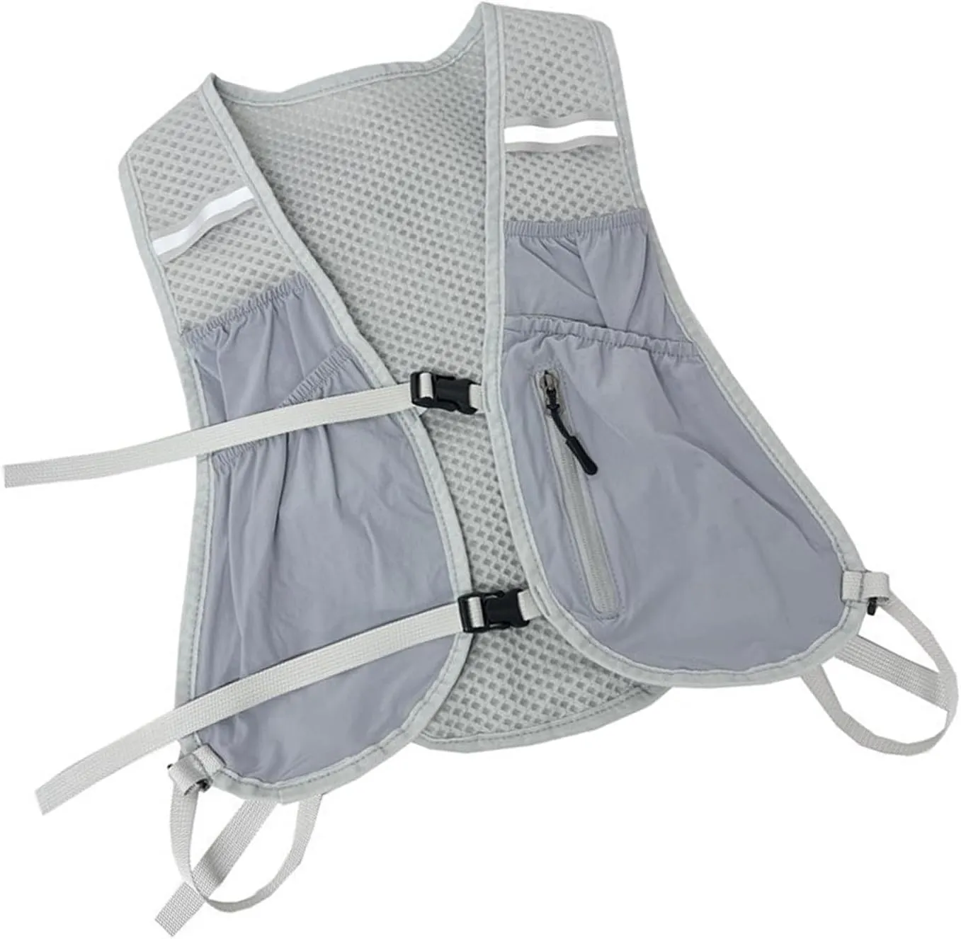 Adjustable Running Vest With Phone Holder Light Weight Running Backpacks Reflective Outdoor Vest Water Bladder Pack