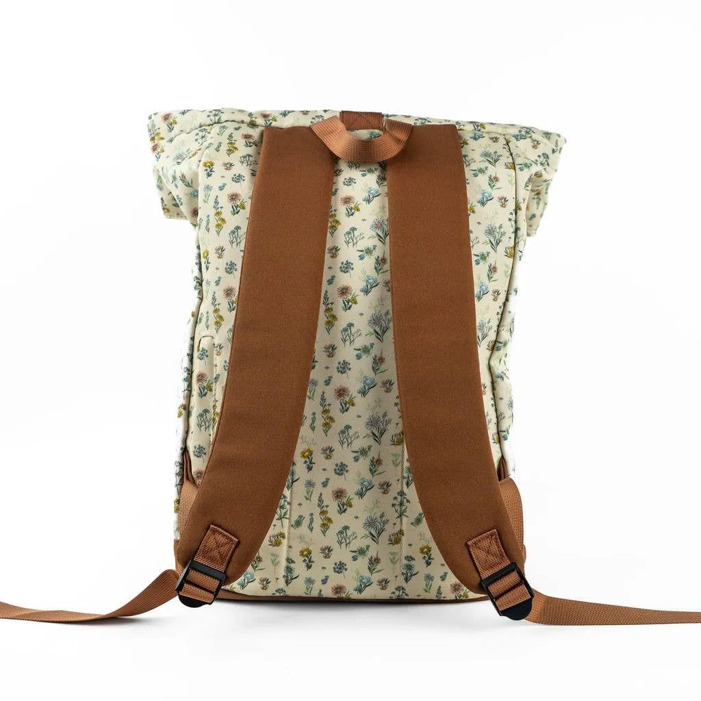 Adventure Backpack - Spring Floral Cream