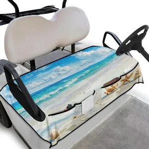 AFPANQZ Golf Cart Seat Cover with Pockets Easy to Install Universal Cushion Cover for Club Car with Armrests