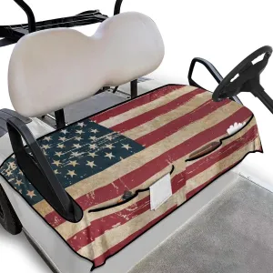 AFPANQZ Golf Cart Seat Cover with Pockets Universal Lightweight Microfiber Golf Cart Seat Blanket Washable Golf Cushion
