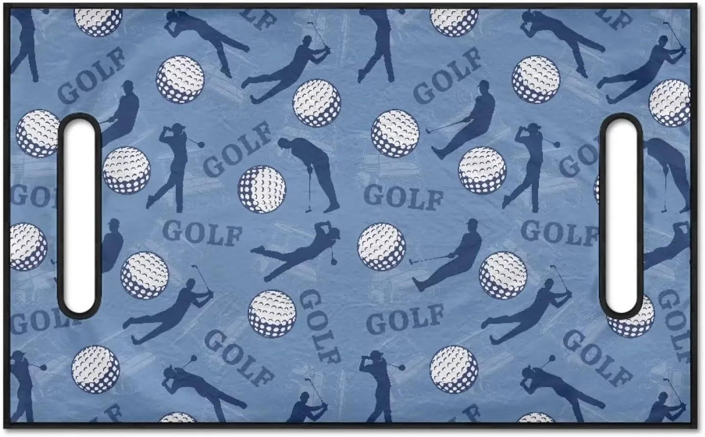 AFPANQZ Golf Pattern Golf Cart Seat Cover Cushion Universal Cushion Cover Easy to Install Golf Cart Seat Blanket Cart Accessories