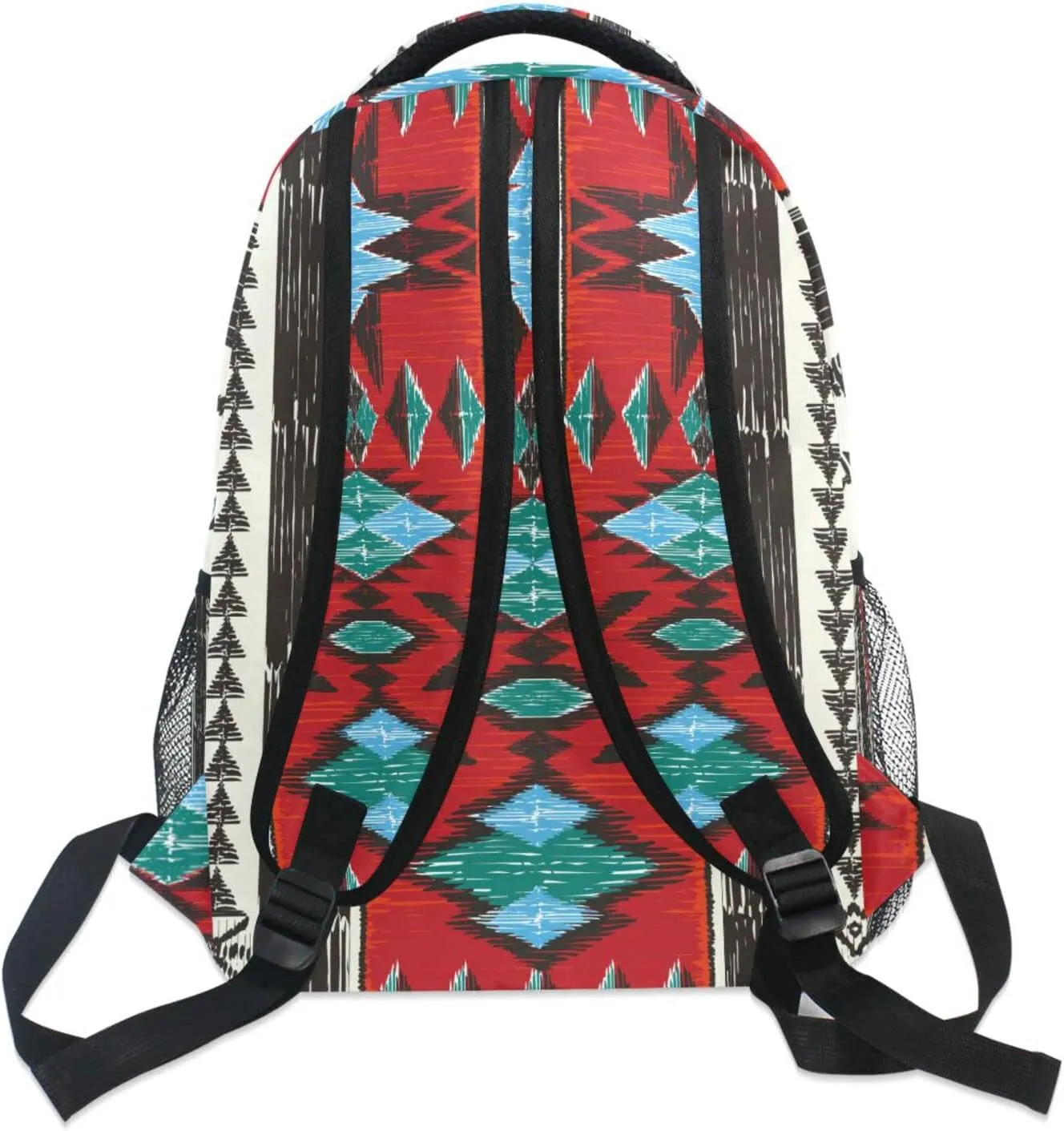 ALAZA Aztec Backpack for School Boys Western Backpacks Aztec Back Pack Geometry Personalized Kids Bookbag 3rd 4th Grade Elementary Daypacks Age 8-12 Travel Rucksack