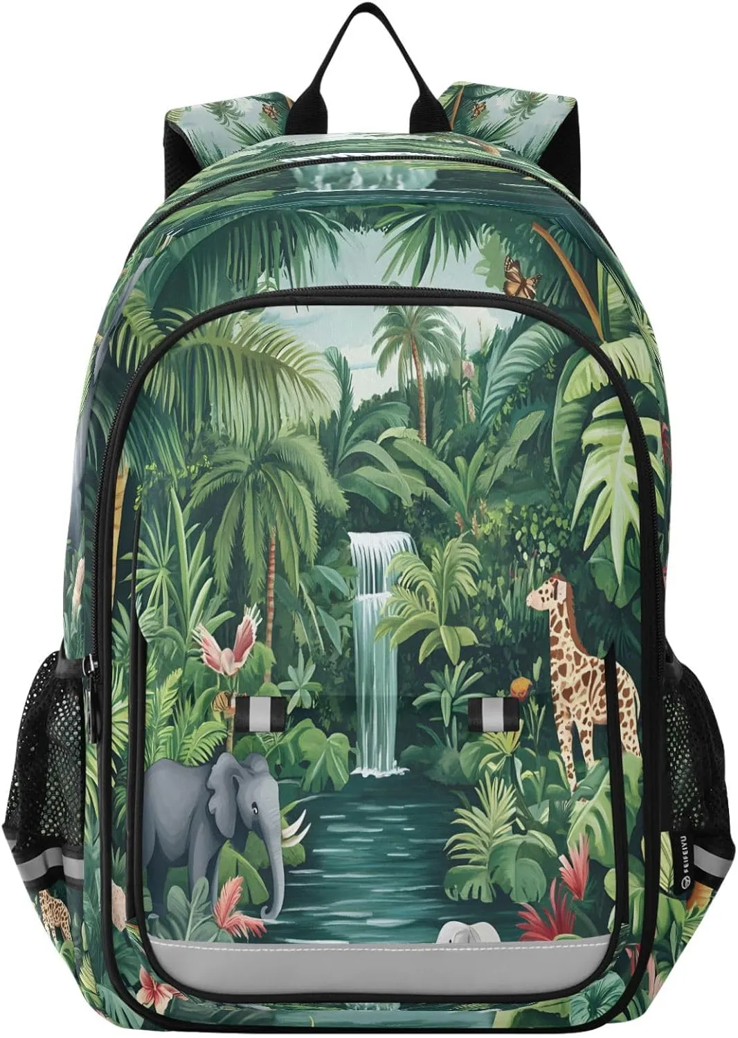 ALAZA Forest Animals School Backpacks Travel Laptop Bag Kids Bookbag for Girls Boys Teens Women Men