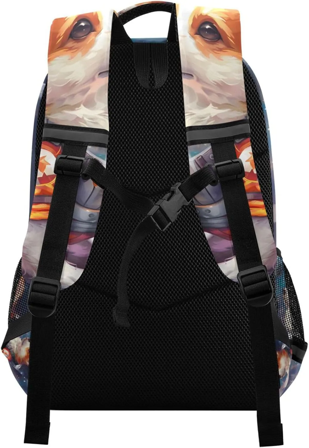 ALAZA Funny Cute Space Corgi Dog Backpacks Travel Laptop Daypack School Book Bag for Men Women Teens Kids
