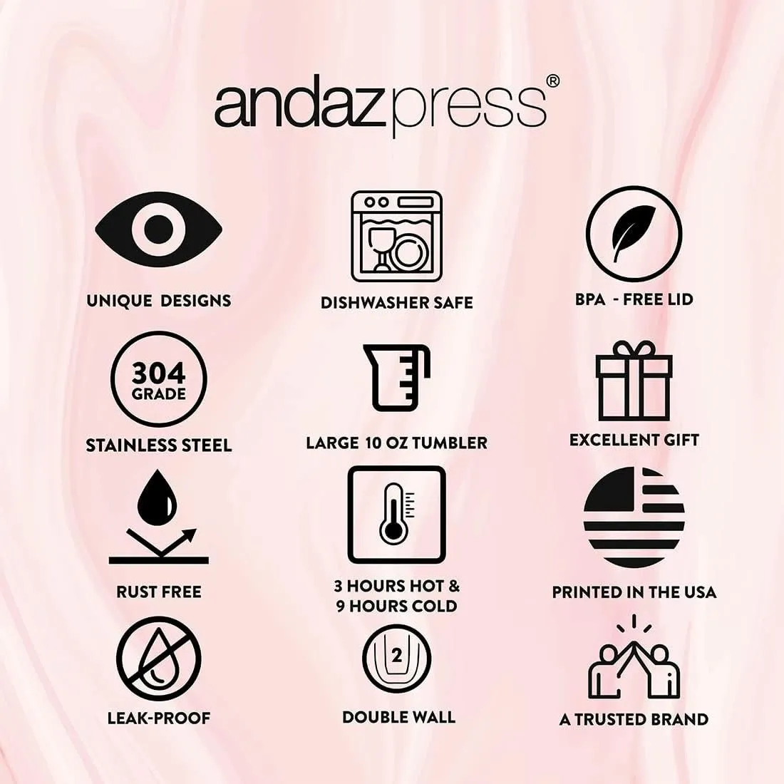 Andaz Press Personalized Kids Tumbler Butterflies Kids Stainless Steel Water Bottle With Leakproof Flip Lid- 10oz Bpa-Free Tumbler For Girls Daughter, Butterfly Water Bottle For Girls, 1-Pack