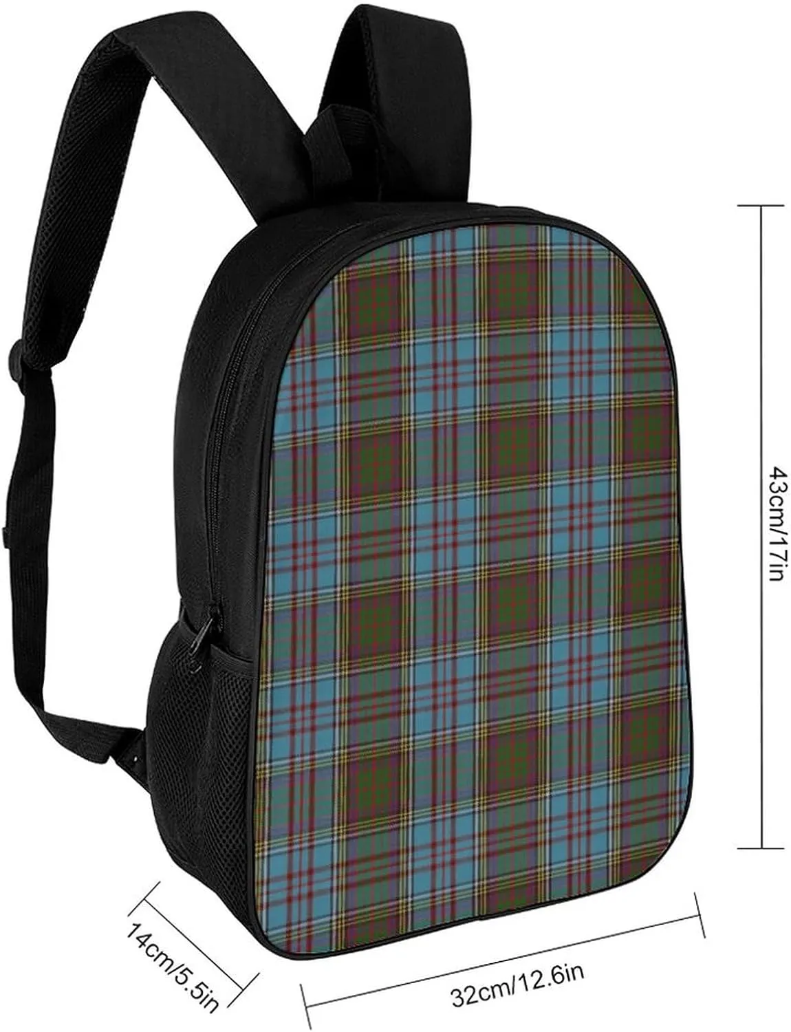 Anderson Clan Family Tartan Backpack Lightweight Waterproof Backpacks Laptop Backpack for Unisex Casual Travel Daypacks Large Capacity