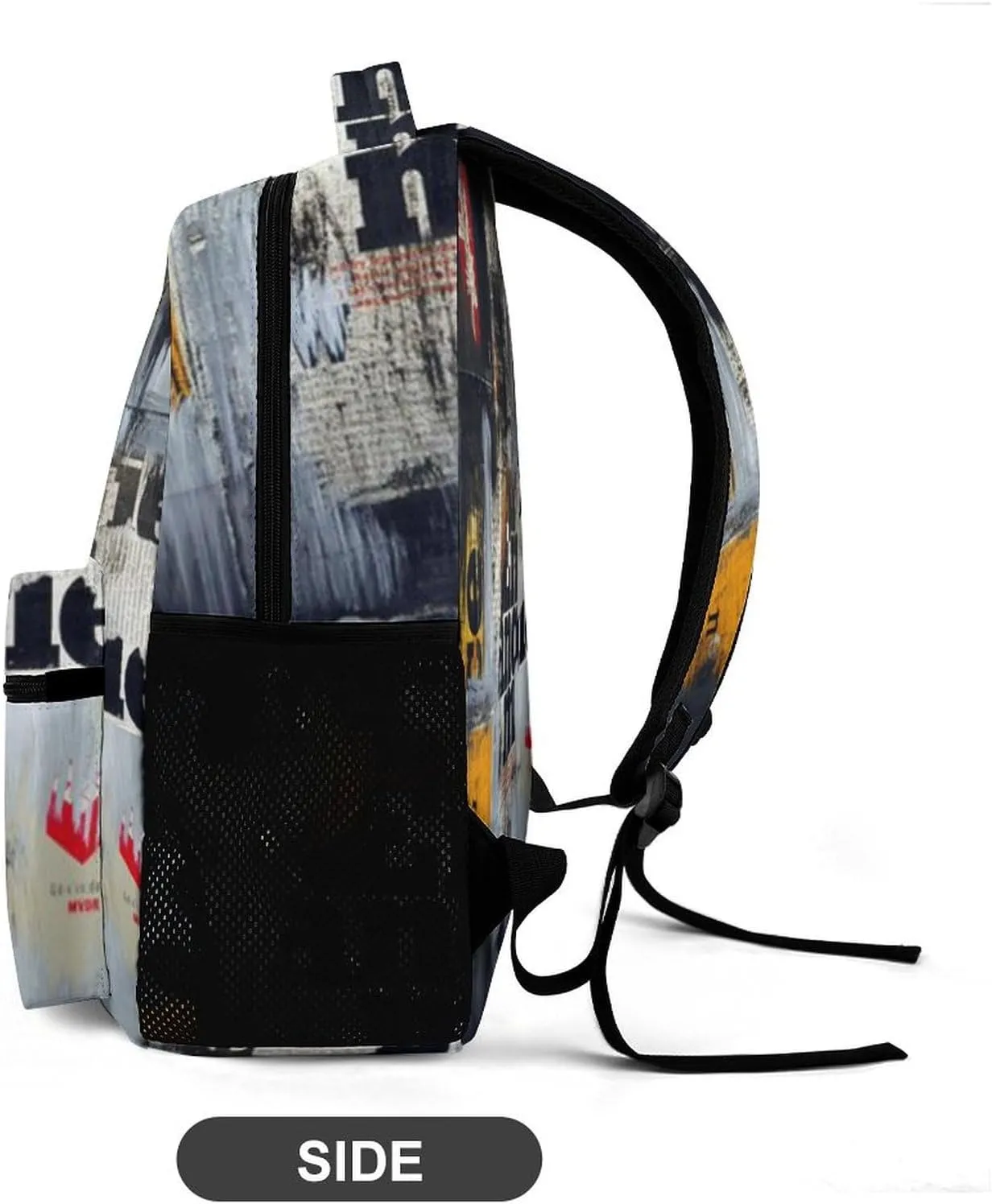 Art Graffiti Wall Printed Laptop Backpack Travel Camping Backpack for Men Women, School Bookbag for Kids