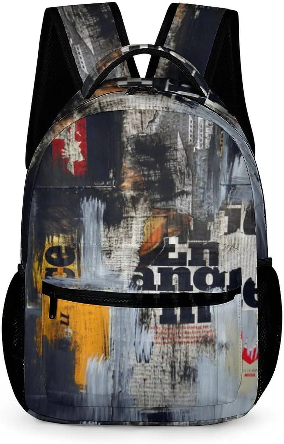 Art Graffiti Wall Printed Laptop Backpack Travel Camping Backpack for Men Women, School Bookbag for Kids