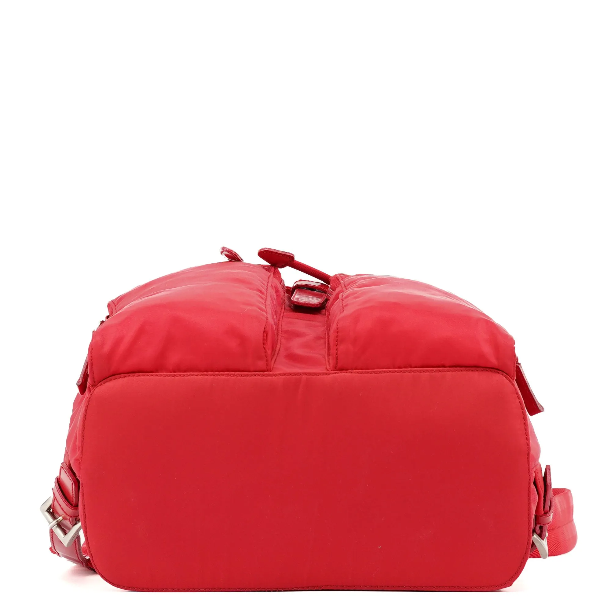 B5885 Red Tessuto Vela Backpack