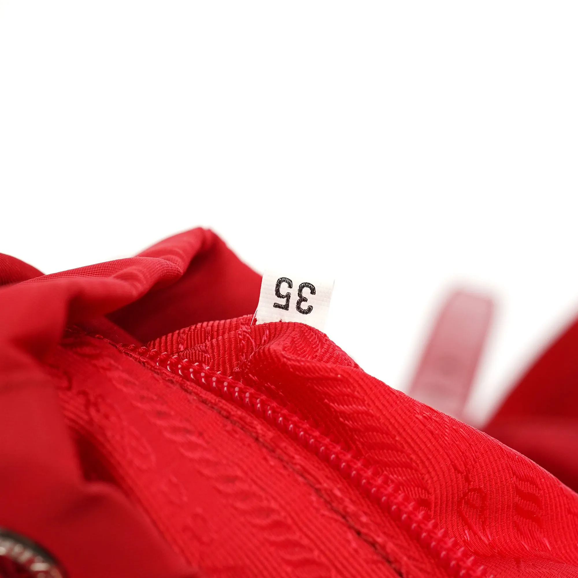 B5885 Red Tessuto Vela Backpack