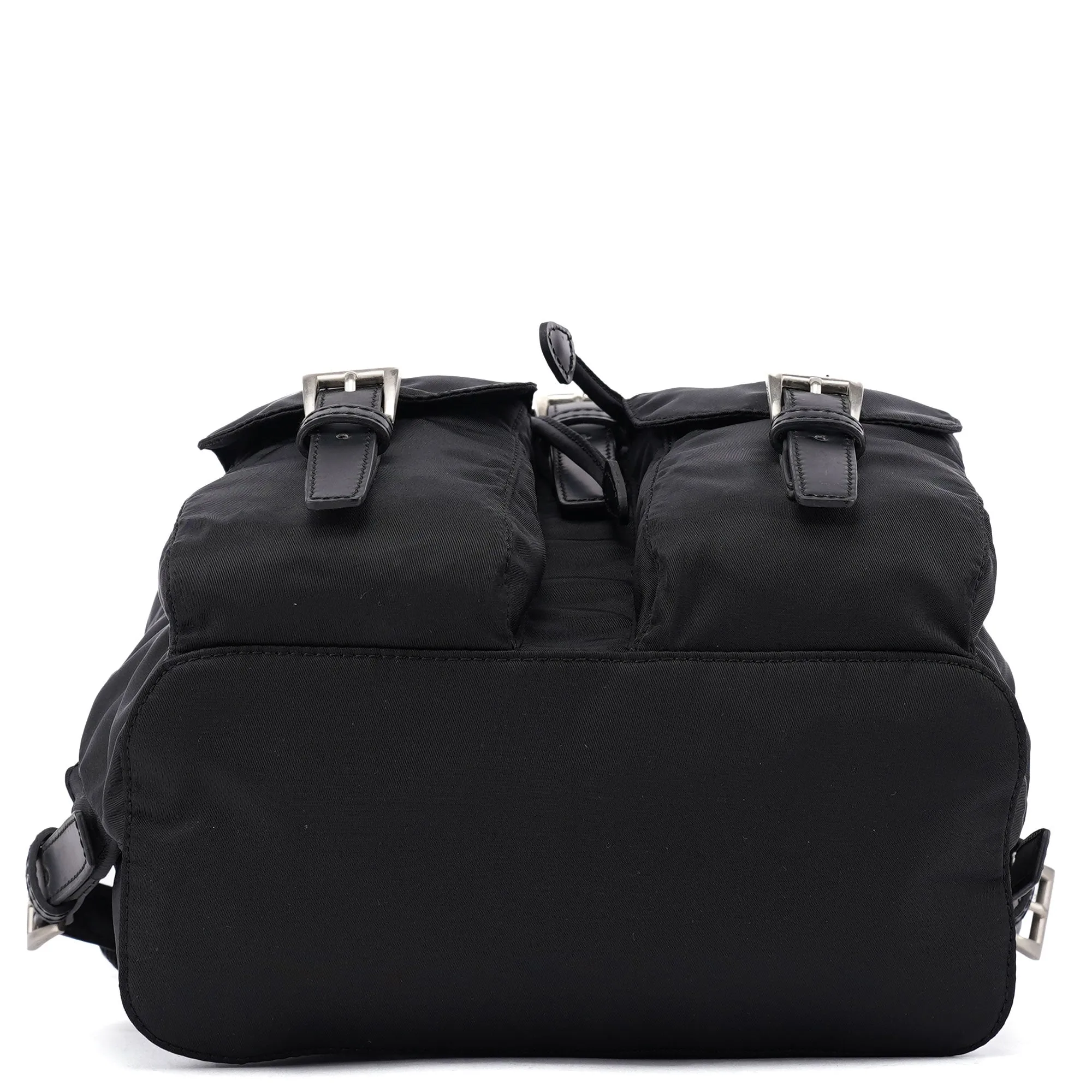 B6677 Black Nylon Backpack