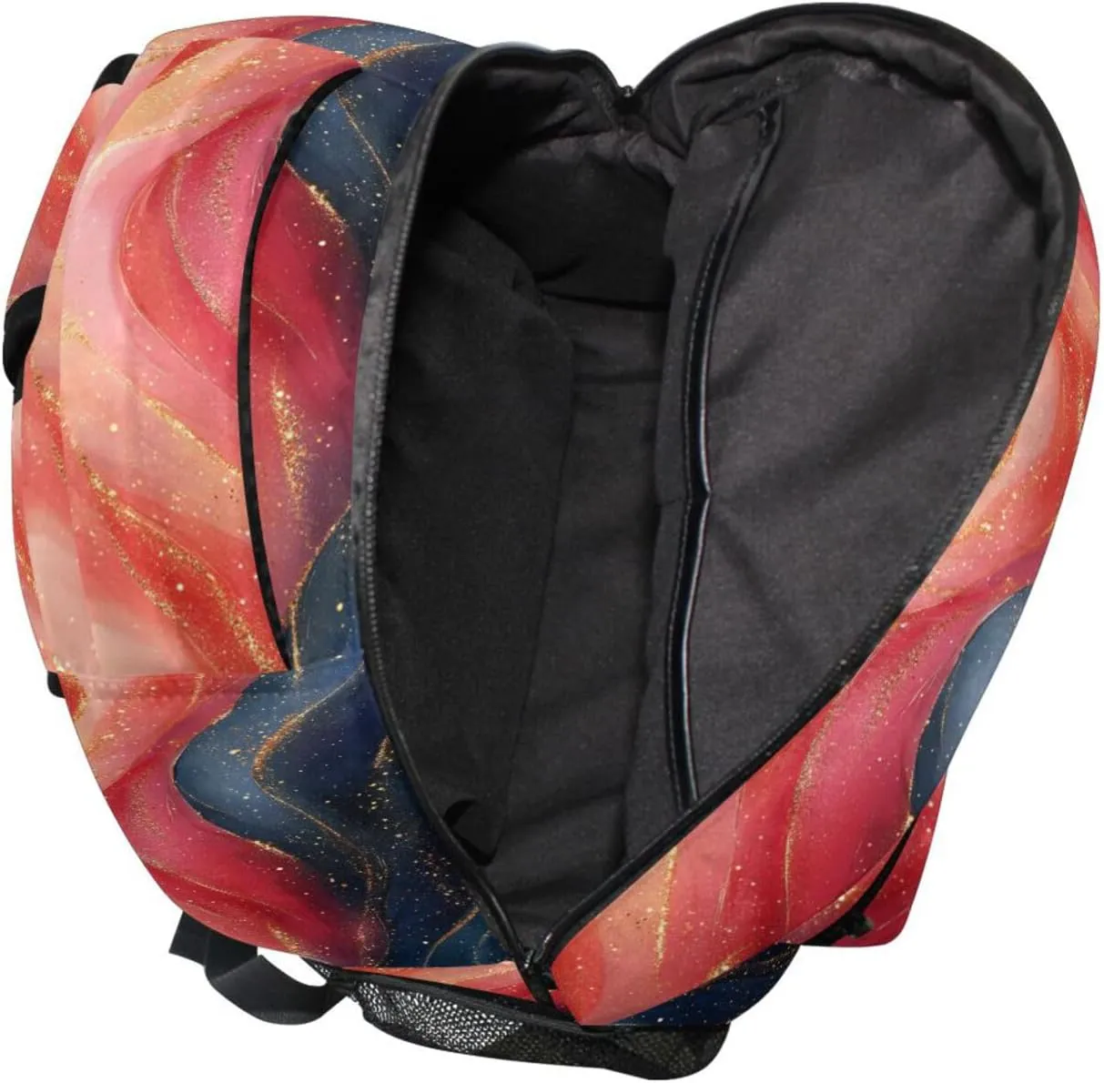 Backpacks for Men Women Fashion Travel Laptop Backpack with Chest Strap for Travel Trip Black Royal Blue Red