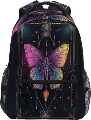 Backpacks for Teens Boys Girls Fashion Personal Backpack with Chest Strap Gift Men & Women Butterfly
