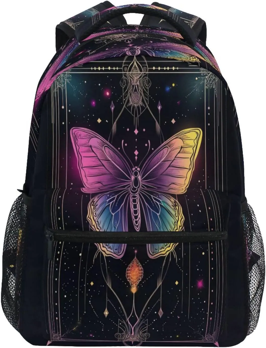 Backpacks for Teens Boys Girls Fashion Personal Backpack with Chest Strap Gift Men & Women Butterfly