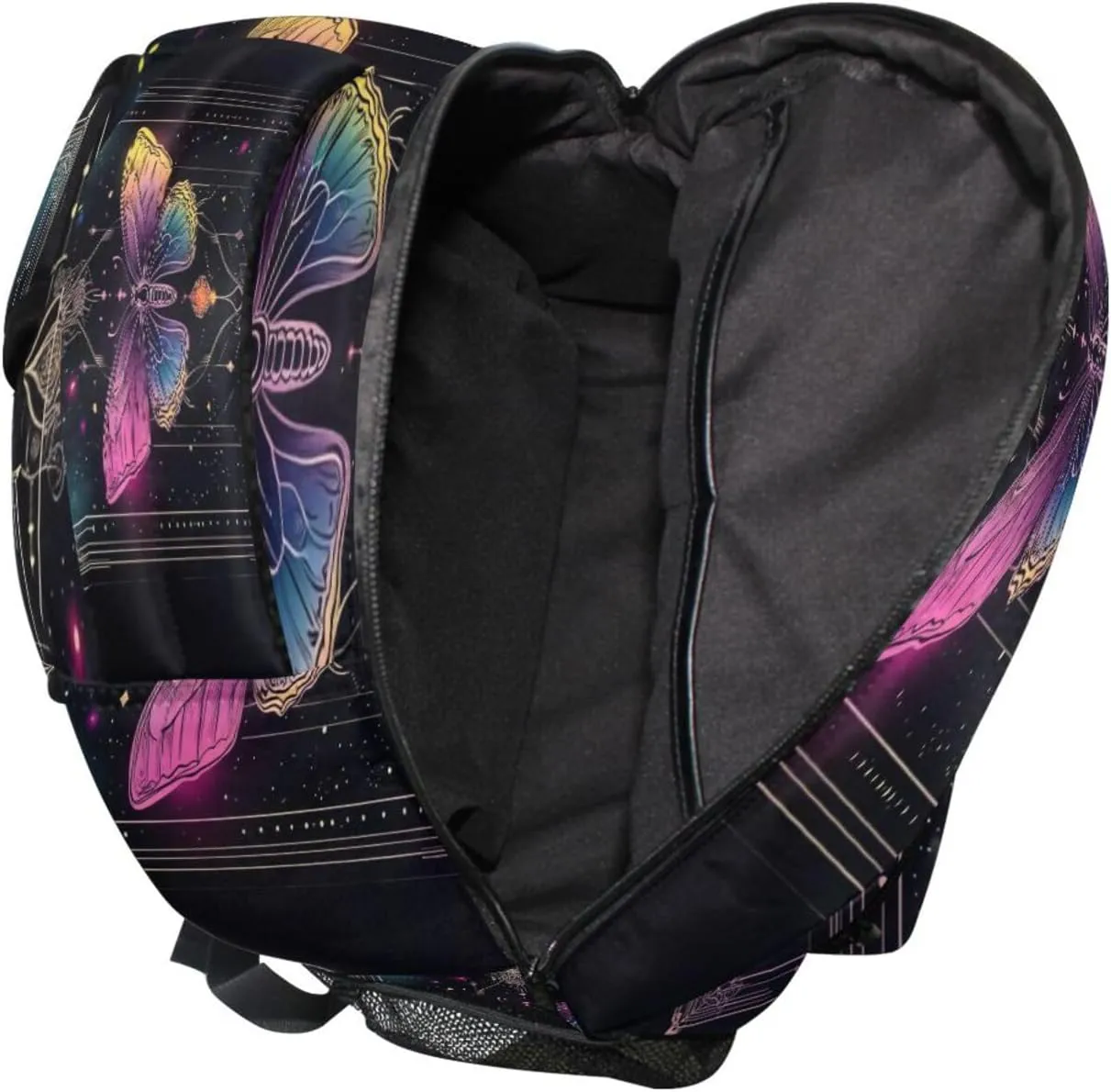 Backpacks for Teens Boys Girls Fashion Personal Backpack with Chest Strap Gift Men & Women Butterfly