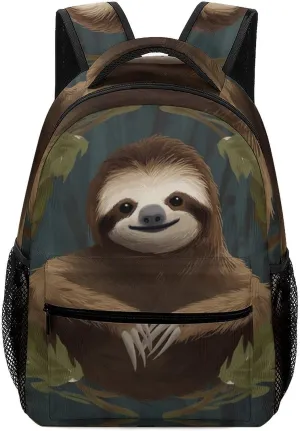 Backpacks Sloth Travel Bag Laptop Backpack Casual Daypack for Weekender Business Hiking
