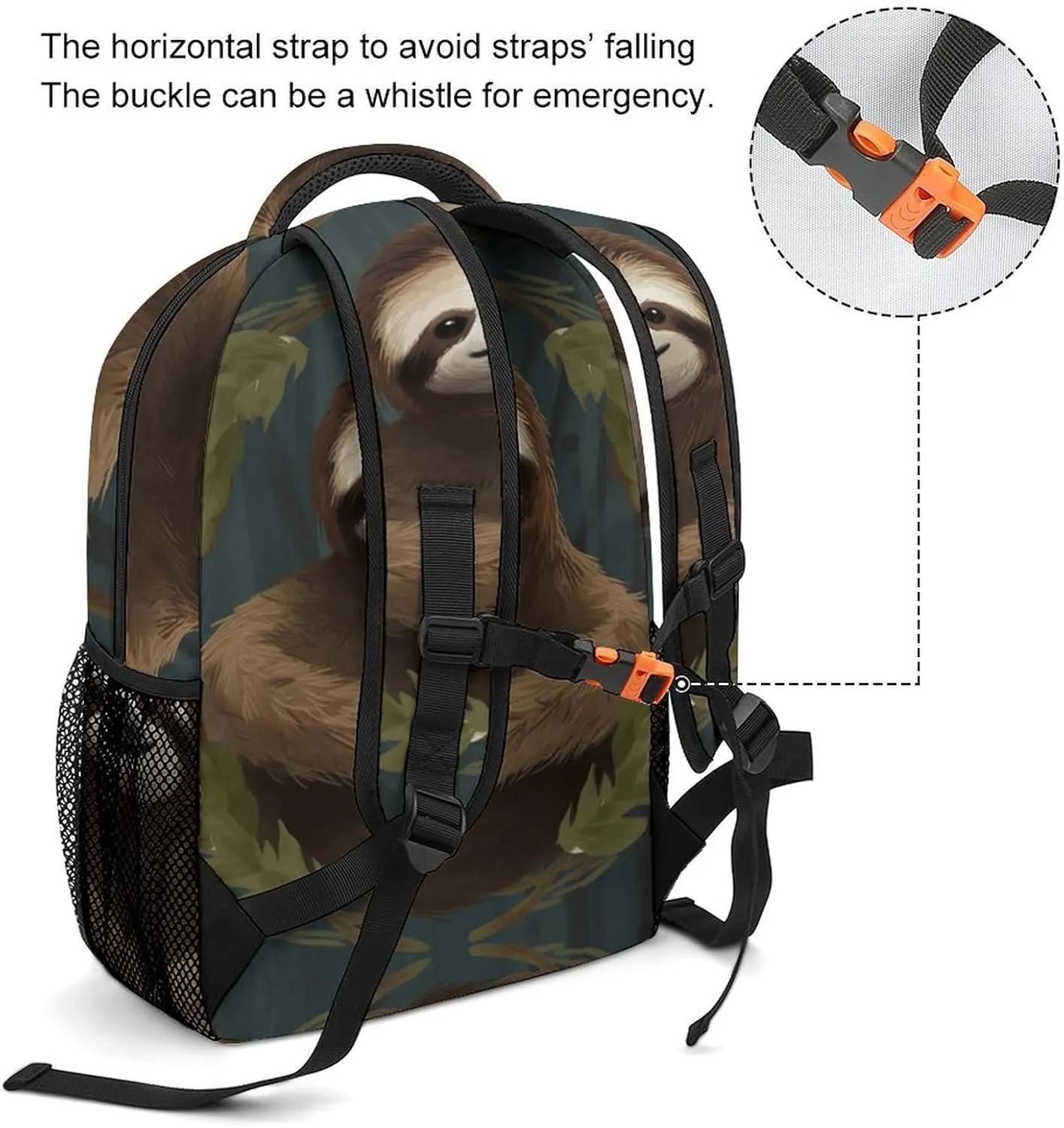 Backpacks Sloth Travel Bag Laptop Backpack Casual Daypack for Weekender Business Hiking