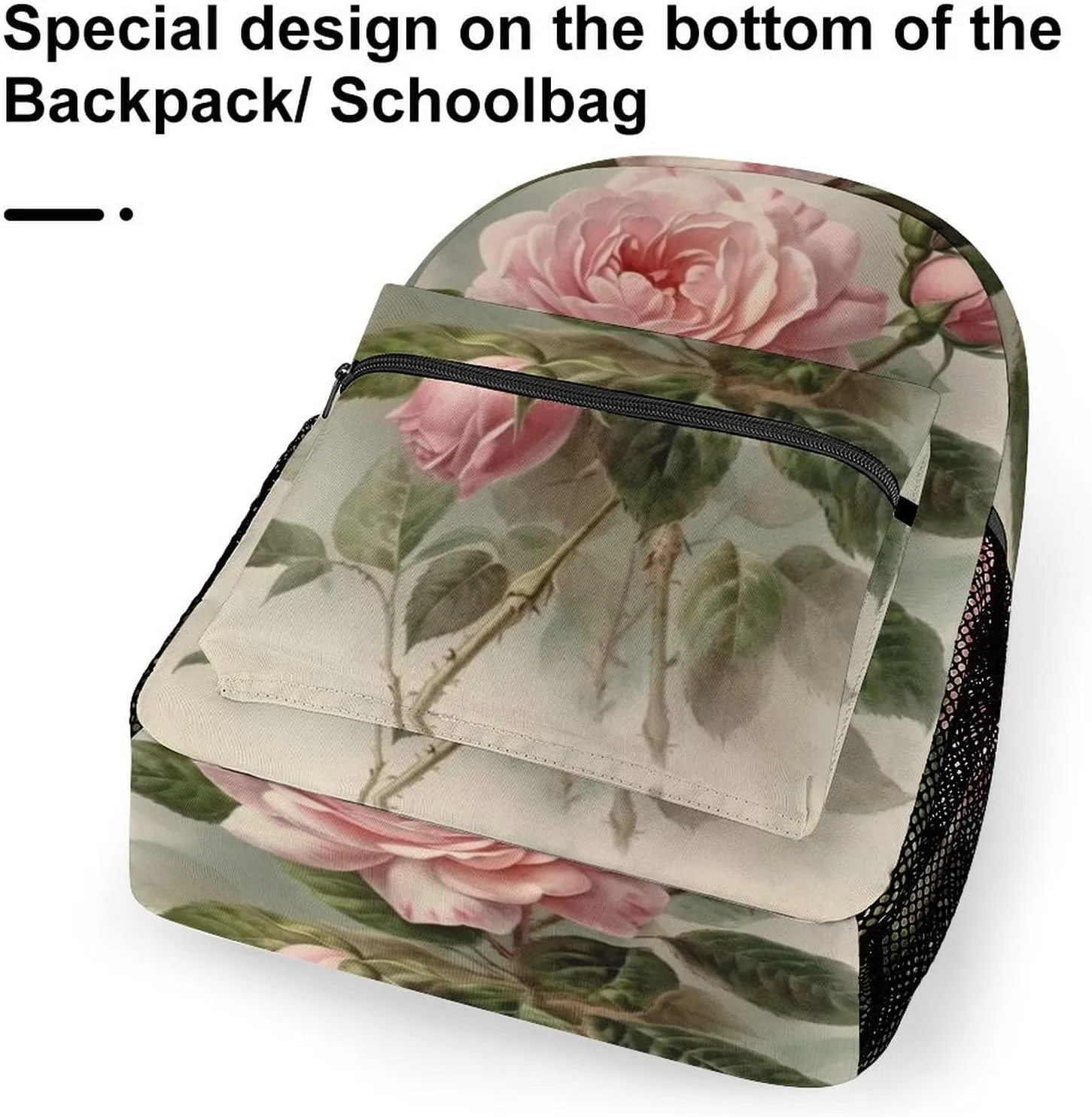 Backpacks Vintage Rose Travel Bag Laptop Backpack Casual Daypack for Weekender Business Hiking