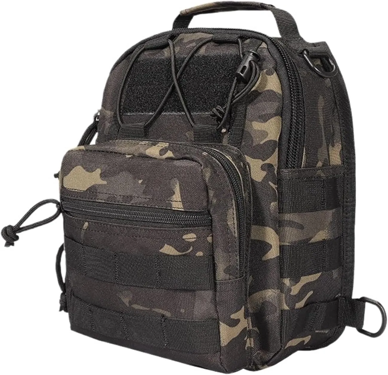 Bag Backpack Sport Bag Pack Sling Shoulder Backpack Every Day Carry(Black CP)