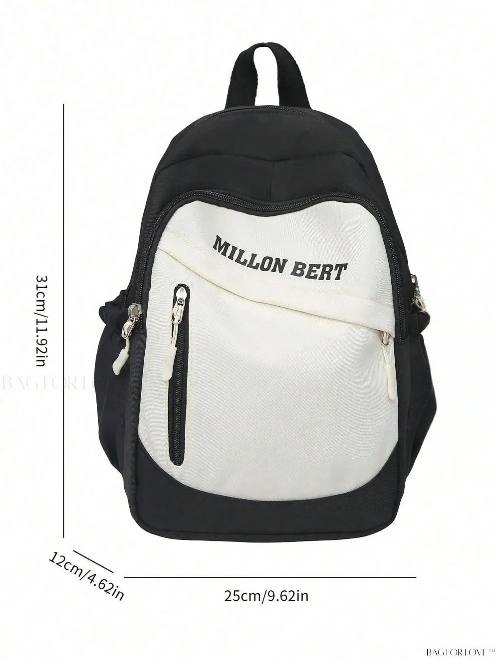 BagForLove - Colorblock Graphic Backpack for Holiday Cheer