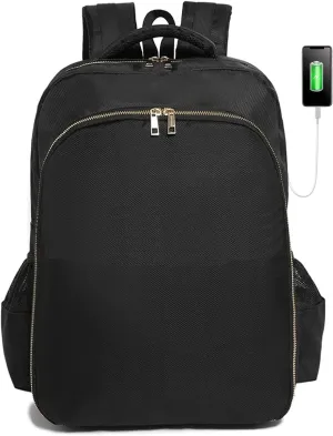 Barbers Supplies Bags Cases Organizer for Clippers and Supplies, Travel Hairstylist Clipper Backpacks for Barber Tools with USB