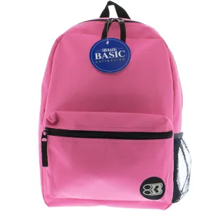 Basic 16" Fuchsia Backpack