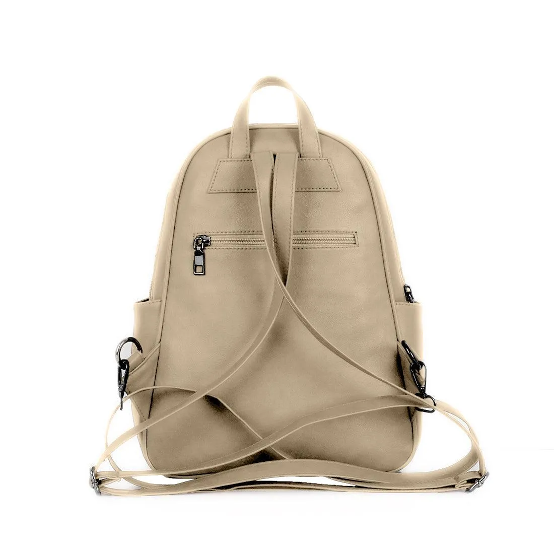 Beige Mixed Backpack Diva