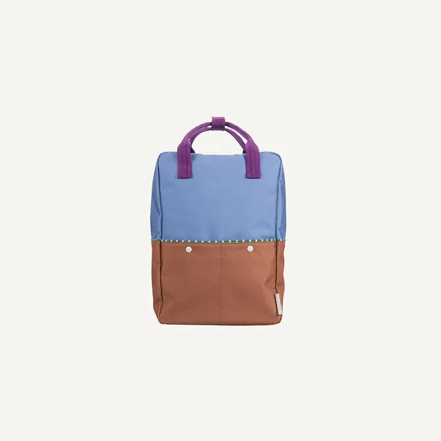 big backpacks in color block - mochilas grandes