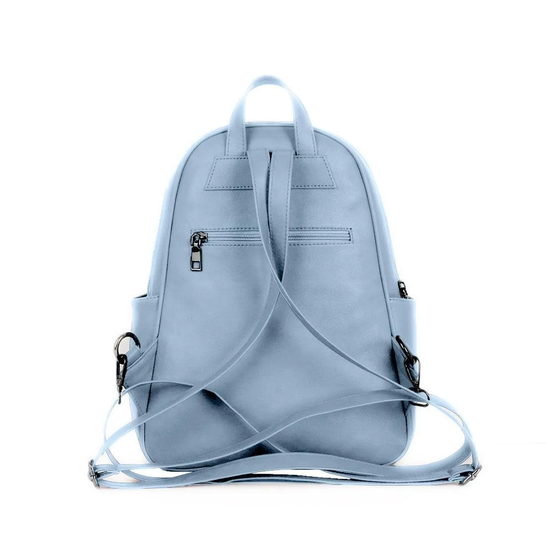 Blue Mixed Backpack Clock Owl