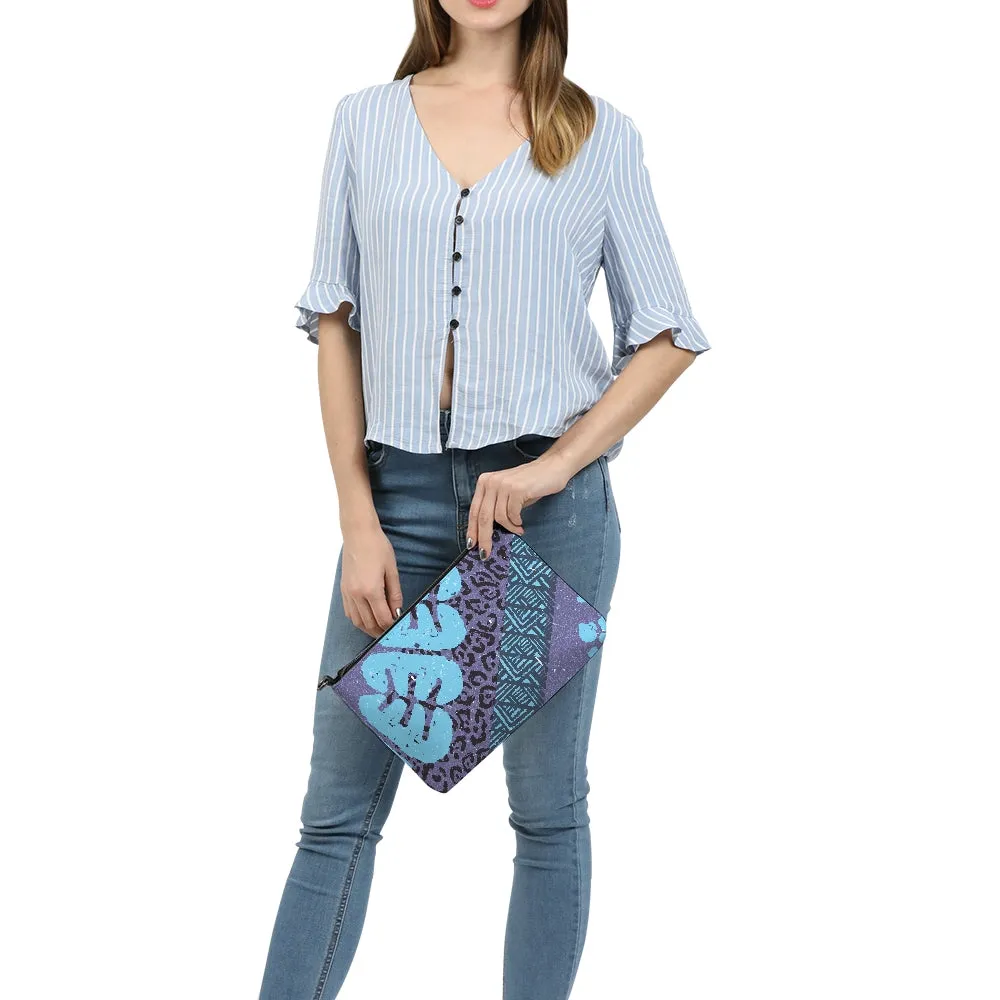 Blue News Daily Zip Pouch