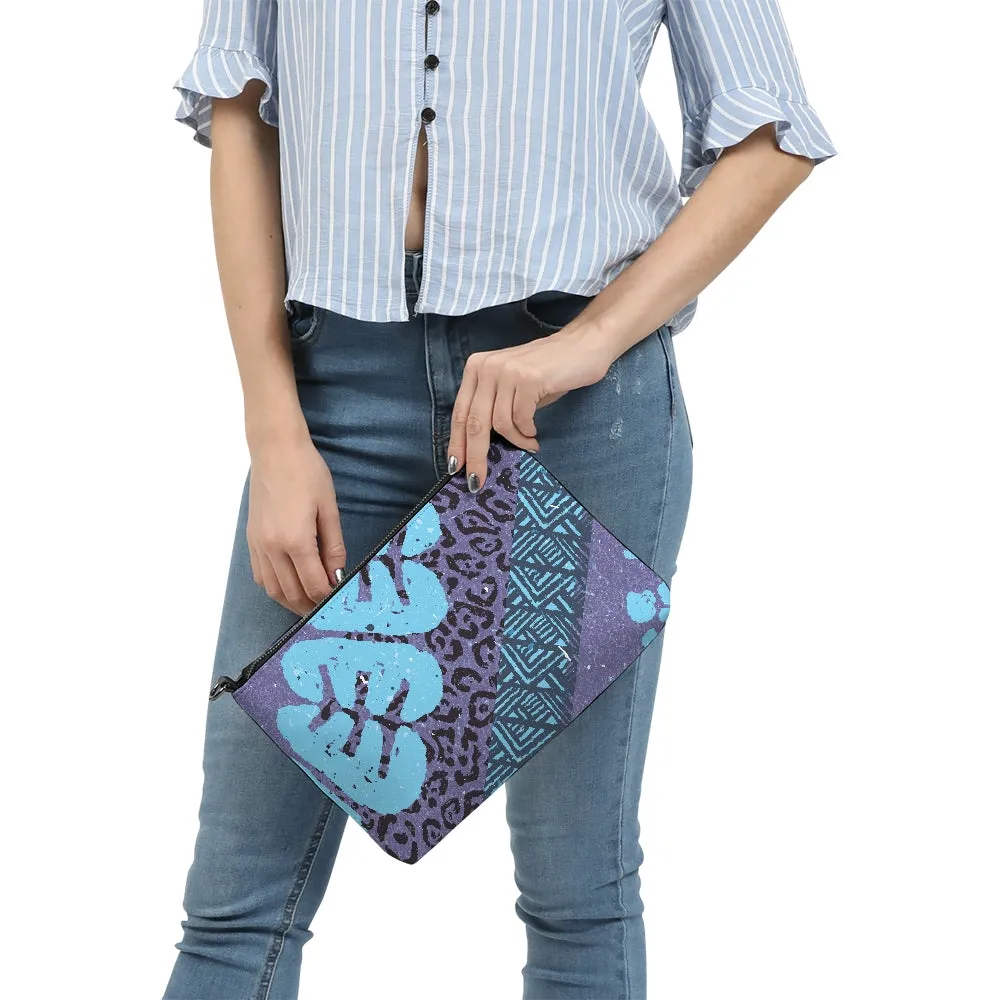 Blue News Daily Zip Pouch