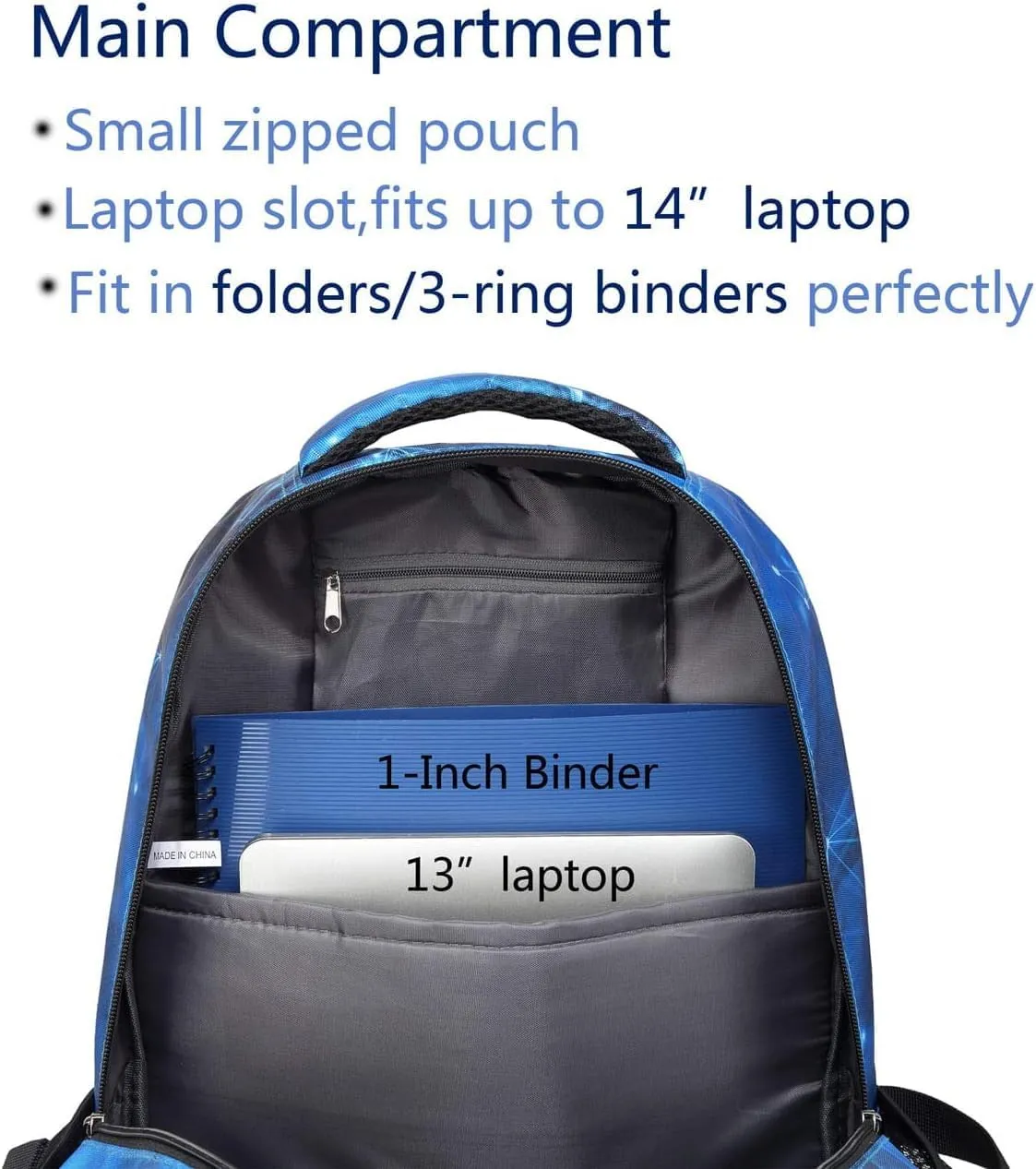 BLUEFAIRY Kids Backpack for Boys School Bookbags for Elementary Primary Middle Bulk Book Bags for Teens Childs Mochilas para Niños Aged 8-10 Years Star Blue 2 Pack