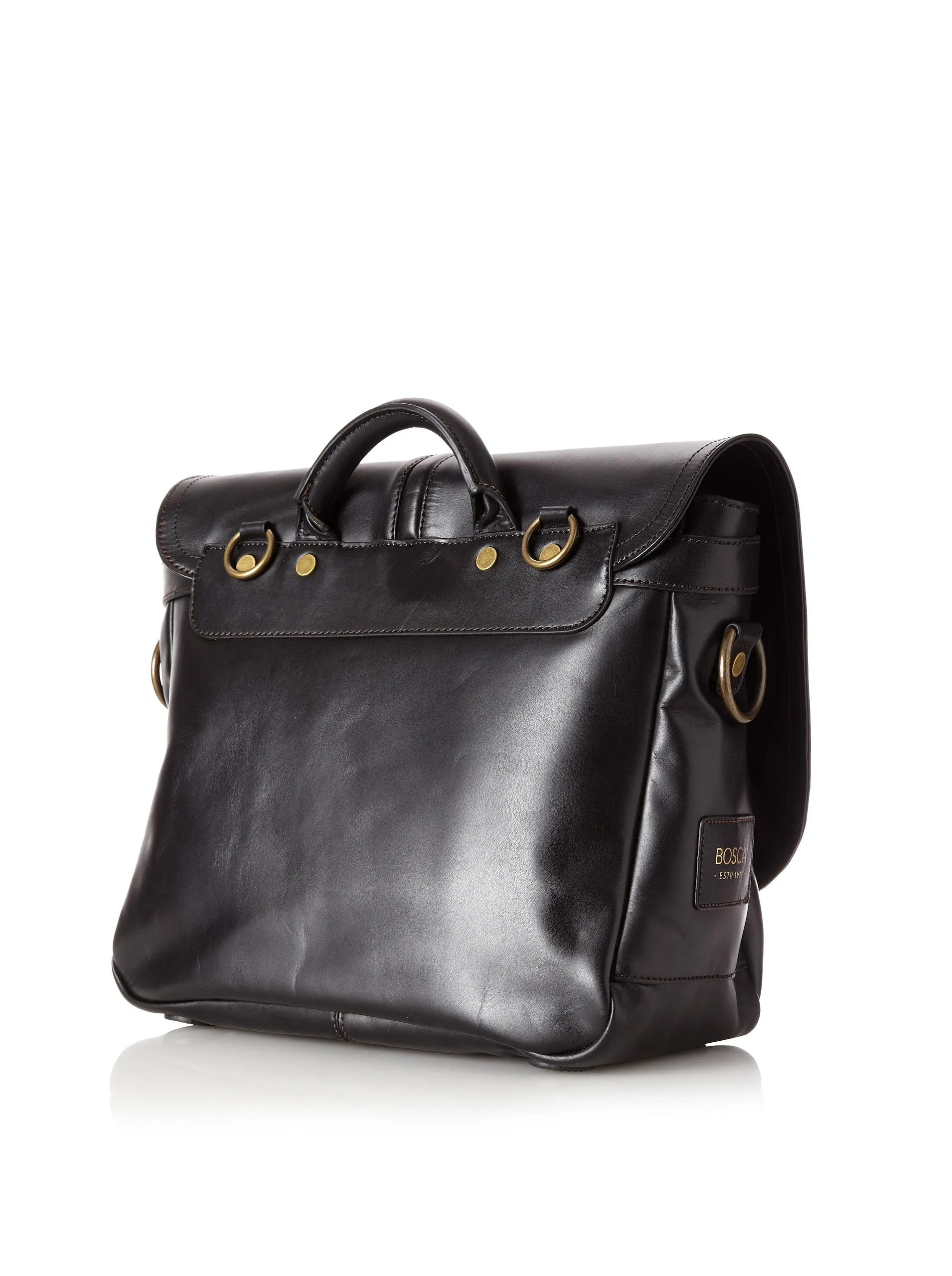 Bosca Faustino Mail Bag All Leather