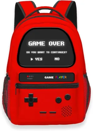 Boys Backpack, Gamer Backpacks For Kids Children Teens, Video Game Bookbag, Large Travel Laptop Backpacks