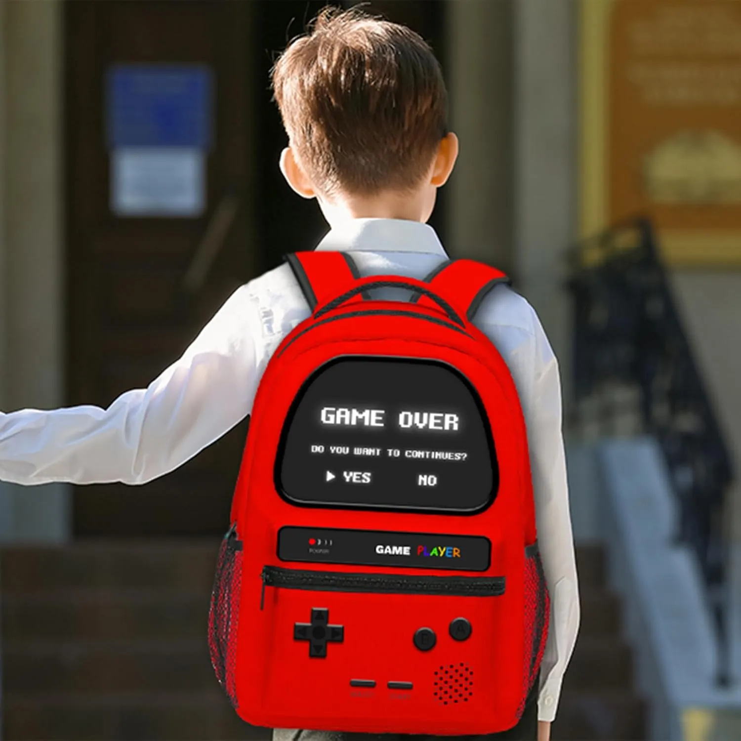 Boys Backpack, Gamer Backpacks For Kids Children Teens, Video Game Bookbag, Large Travel Laptop Backpacks