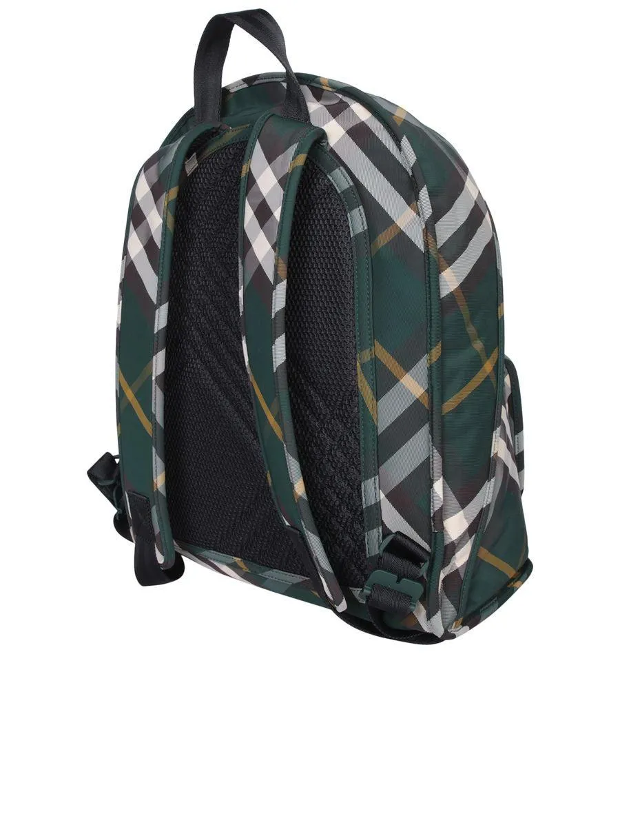 Burberry Dark Green Backpacks