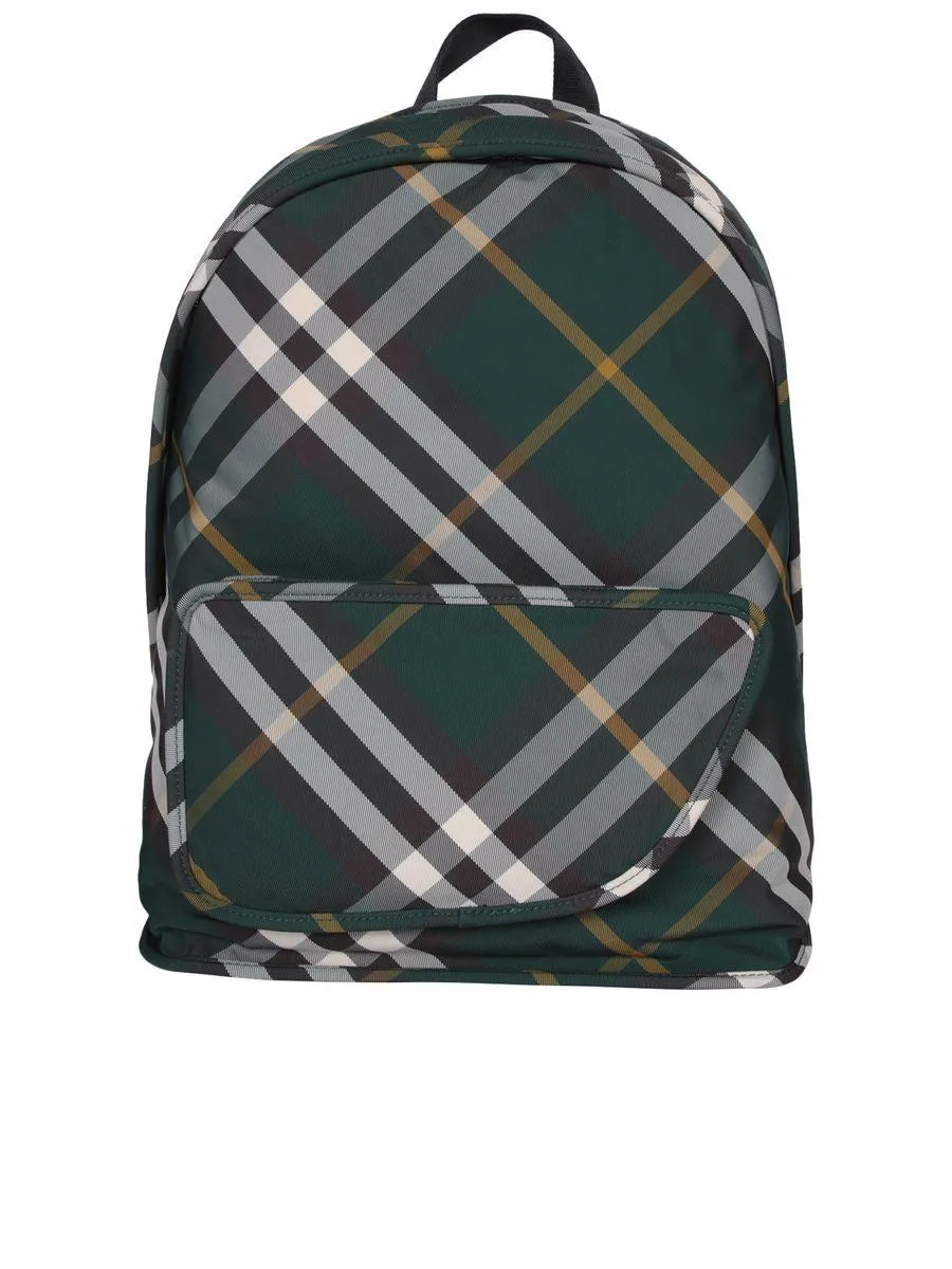 Burberry Dark Green Backpacks
