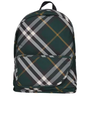 Burberry Dark Green Backpacks