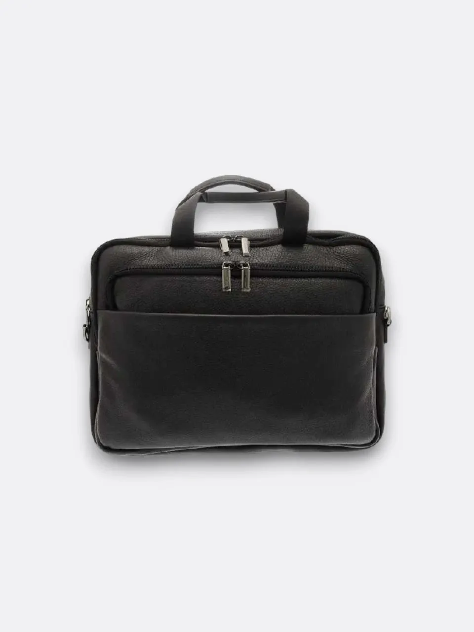Calf Leather Dollar Print Briefcase